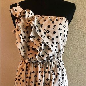 BCBG off the shoulder dress